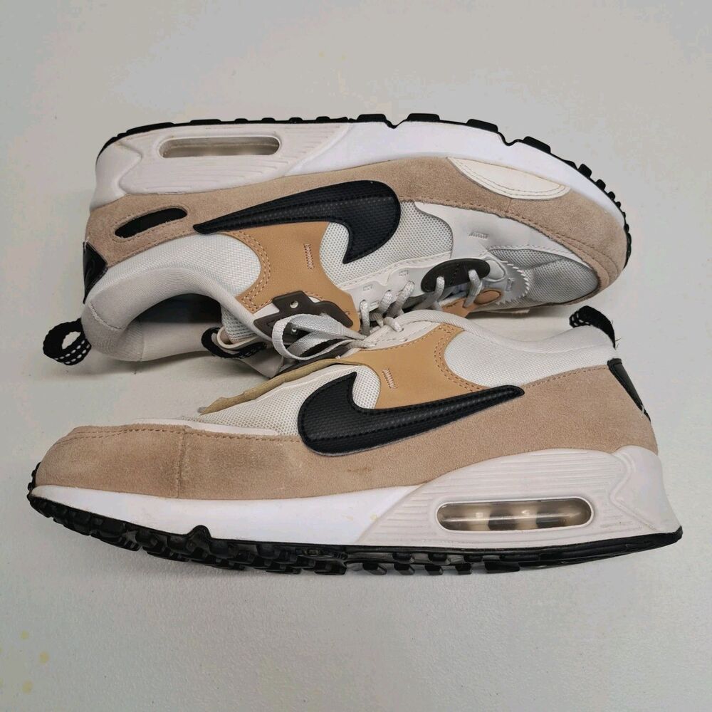 Nike Air Max 90 Futura Shoes Women's Size 10 Phantom/Black/Hemp/Sanddrift - Picture 3 of 7